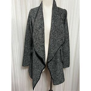 Me Jane Long Sleeve Wool Cardigan Sweater Jacket Size Small